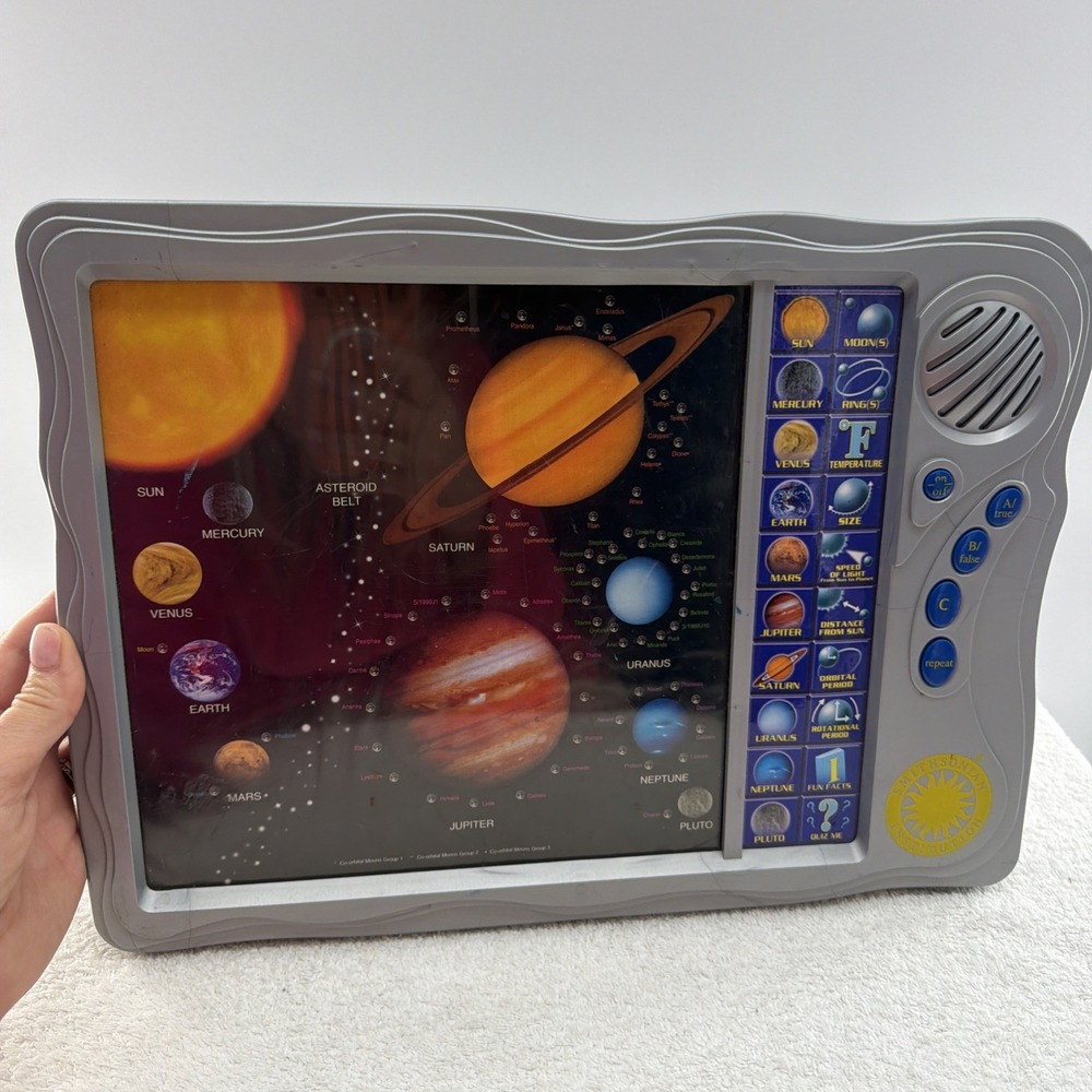 Smithsonian IN. Interactive Solar System: Travel in Space and Learn Vintage 90s